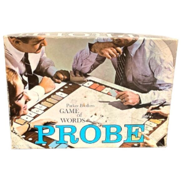 Vintage 1964 Probe Game Of Words Board Game Complete Parker Brothers - Picture 1 of 13